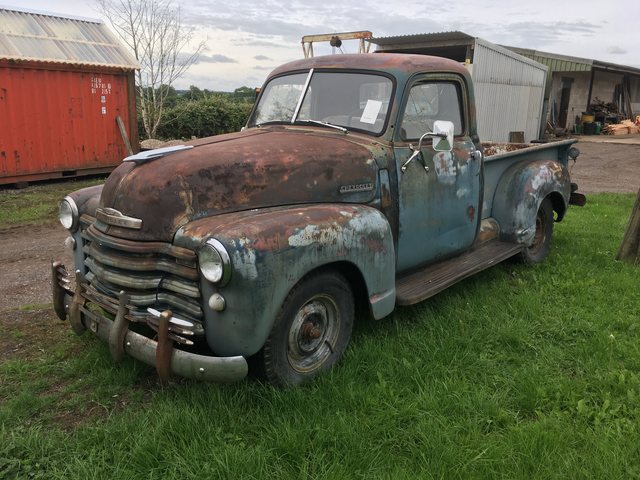 1949 3100 1/2 Ton Chevy short bed step side SOLD